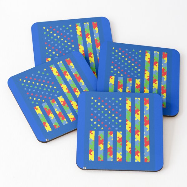 Item preview, Autism Awareness Flag Design designed and sold by ForscarlettPub.