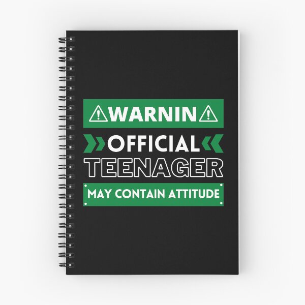 Item preview, warning official teenager may contain attitude - new teens Perfect Birthday Gift   designed and sold by ANONYMOSHOP.