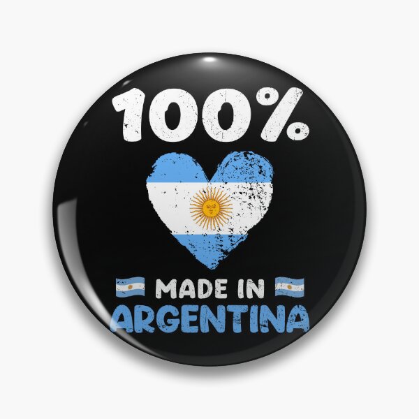 Item preview, 100 Percent Made In Argentina Humor Saying Argentinian designed and sold by RetroStyle247.