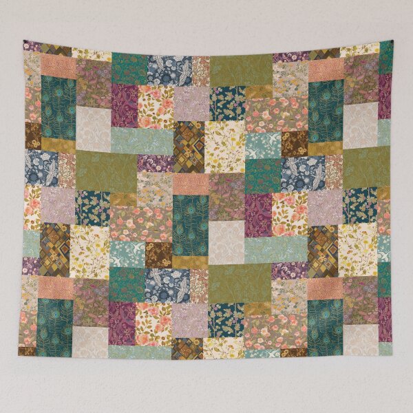 Aperçu de l'œuvre Patchwork Pashmina créée et vendue par Cecilia Mok.