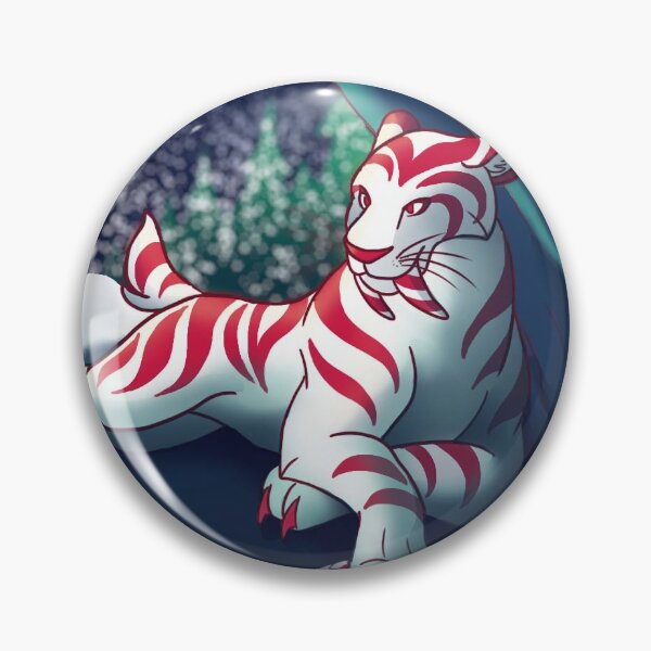Aperçu de l'œuvre Tigre à dents de sabre à la menthe poivrée créée et vendue par TrixyFox.