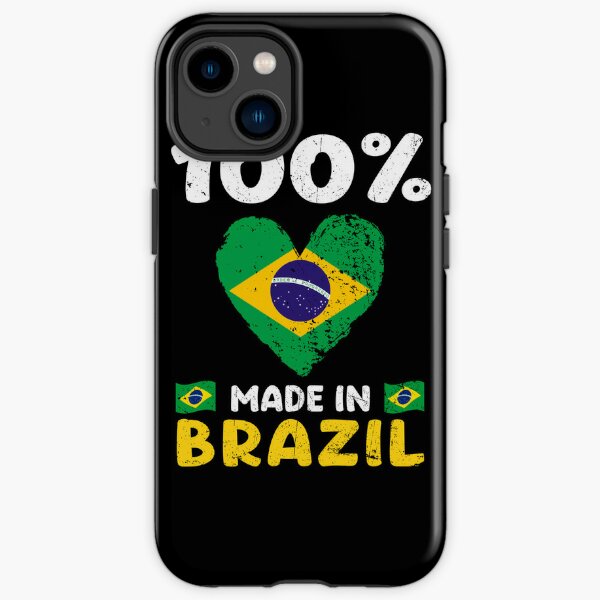 100 Percent Made In Brazil Humor Saying Brazilian