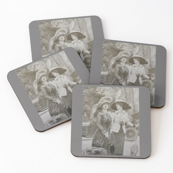 Item preview, Mujeres amigas caminando por la calle, 1912 designed and sold by mcmenemy.