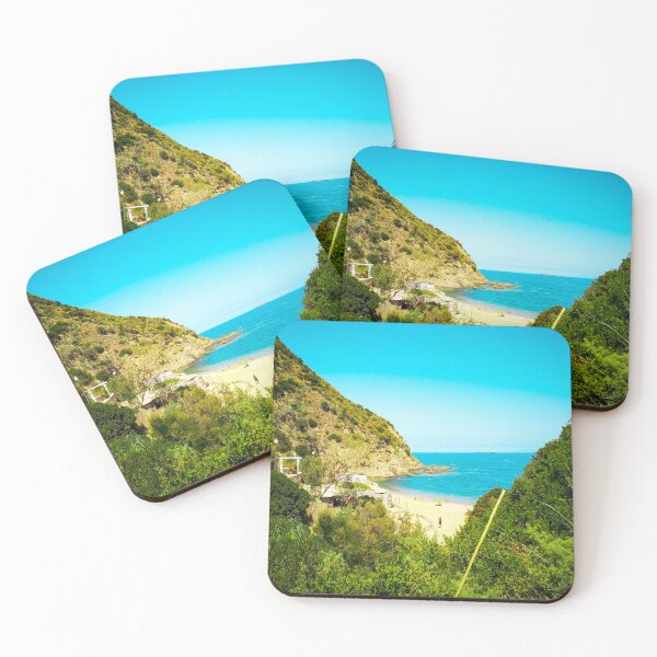 Item preview, Blue Ocean and Green Plants  designed and sold by anisbbmbrush.