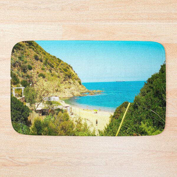 Item preview, Blue Ocean and Green Plants  designed and sold by anisbbmbrush.