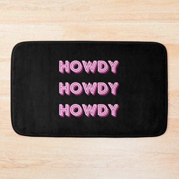 Item preview, Howdy Howdy Howdy V2 Shirt, Vintage White Howdy Rodeo Western Country Southern Cowgirl designed and sold by Helge Scheffler.