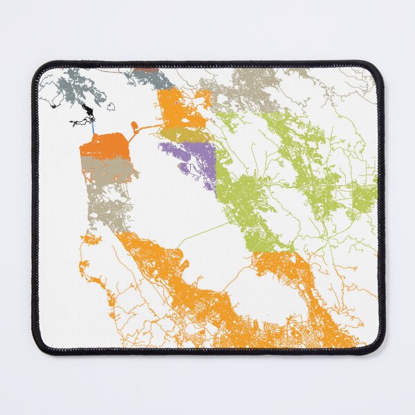 Item preview, Roads of the Bay Area designed and sold by Natalie Makhijani.