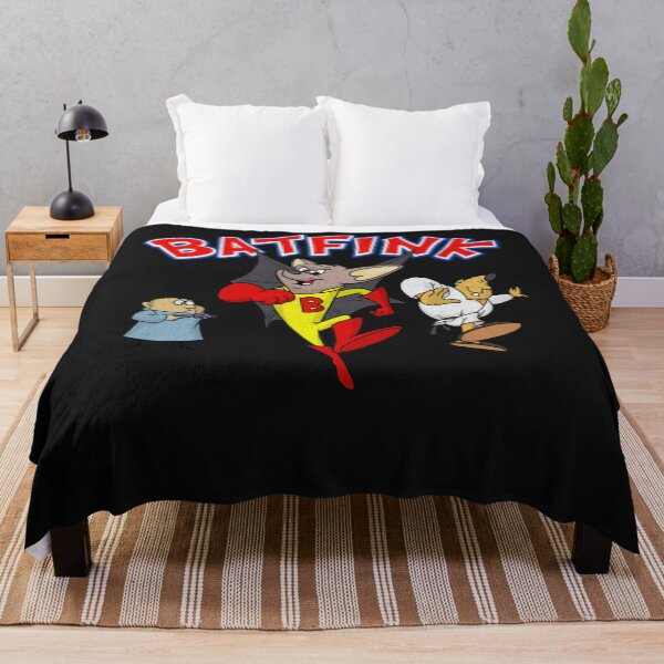 Item preview, Batfink the Bat Superhero 60s Cartoon Character, his aide Karate, and Villain Hugo A-Go-Go Classic designed and sold by OdelinHernandez.