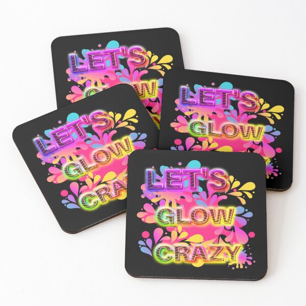 Item preview, Let'S Glow Crazy Retro designed and sold by Helge Scheffler.