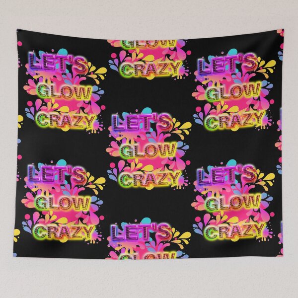 Item preview, Let'S Glow Crazy Retro designed and sold by Helge Scheffler.