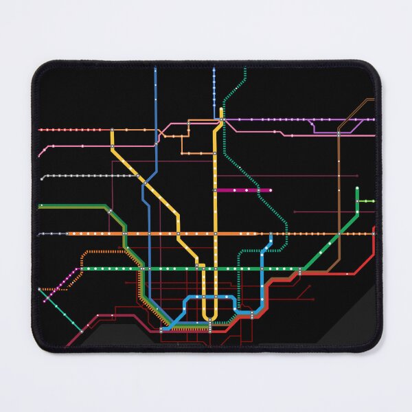 Item preview, Toronto Rapid Transit 2030 (No Labels) designed and sold by AugustStation.