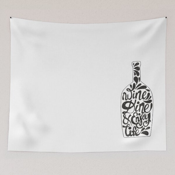 Item preview, wine, dine & enjoy life designed and sold by ECLECTICimprint.