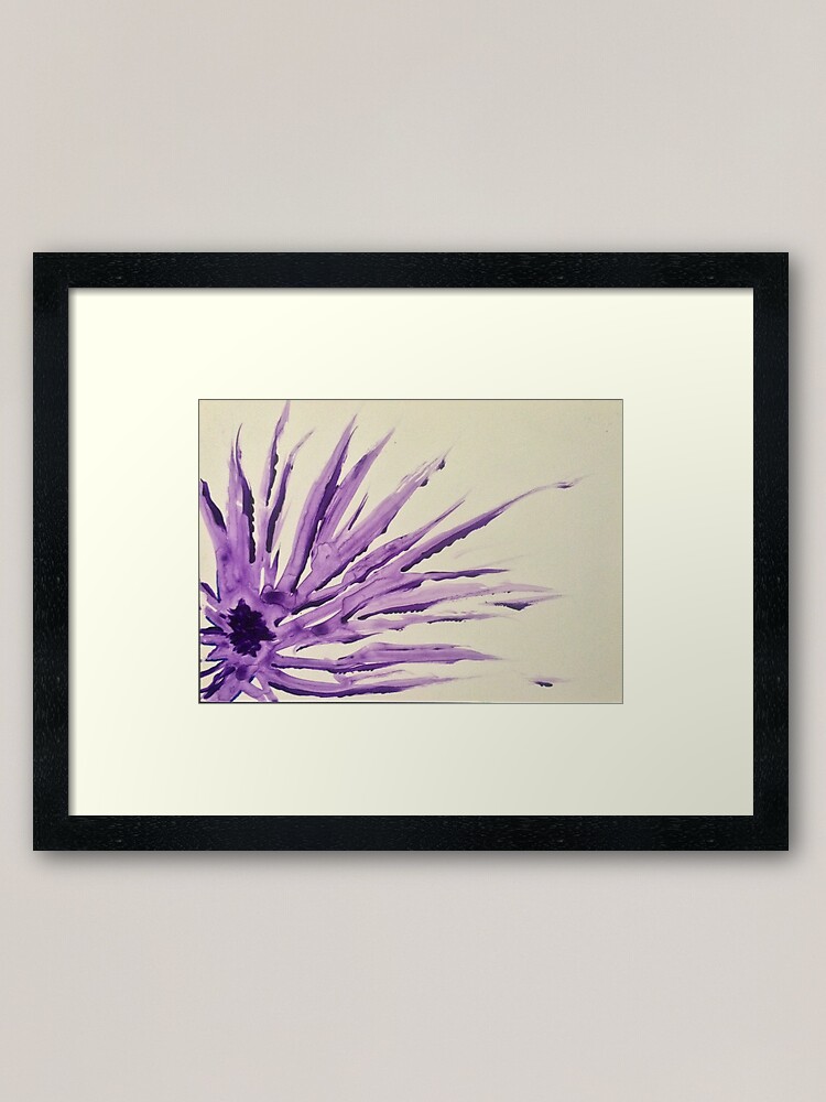Alternate view of Violet Framed Art Print