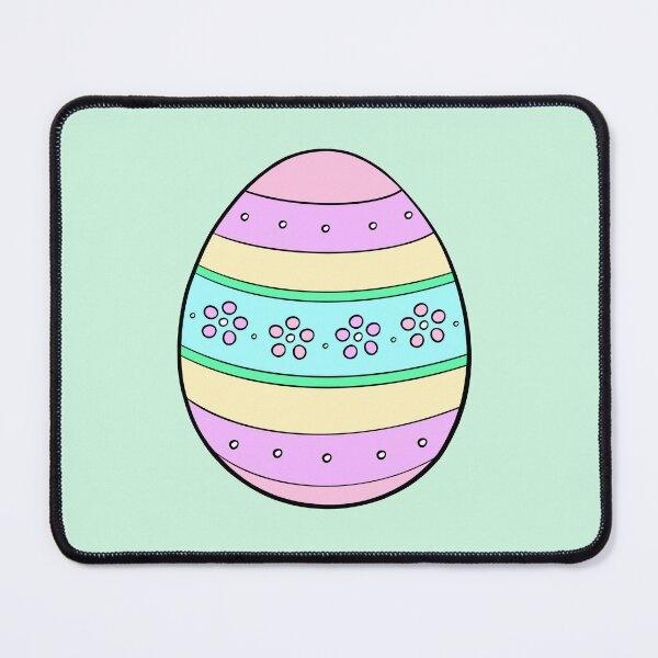 Item preview, Pastel Flower Dots Easter Egg designed and sold by Lady-Lilac.