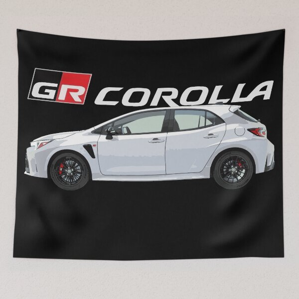Item preview, JDM GR Corolla hot hatch White designed and sold by cowtownCOWBOY.