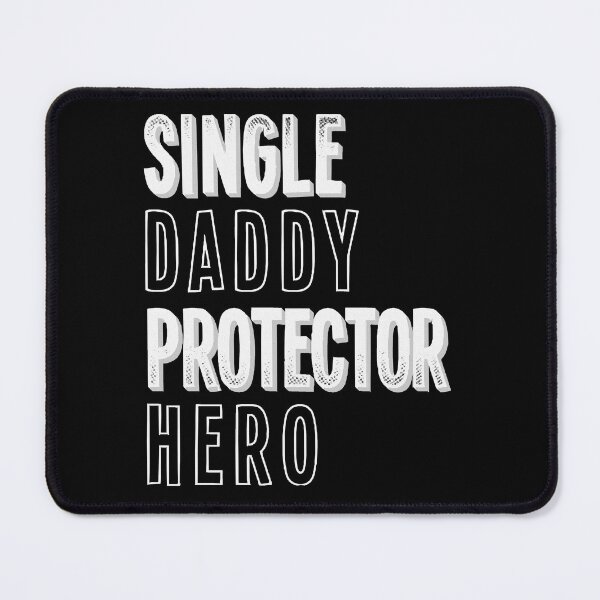 Item preview, Daddy Protector Hero Fathers Day Single Dad Funny T-Shirt designed and sold by denisiri.