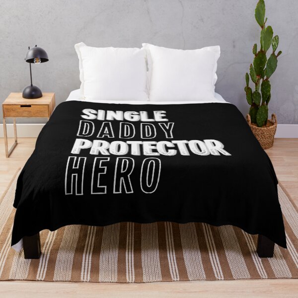 Item preview, Daddy Protector Hero Fathers Day Single Dad Funny T-Shirt designed and sold by denisiri.