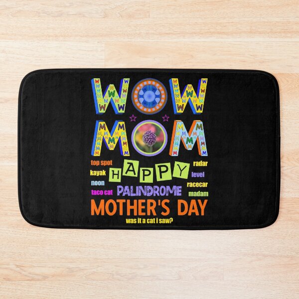 Item preview, Wow Mom Happy Mother's Day Palindromes Kayak designed and sold by artfulnotebook.