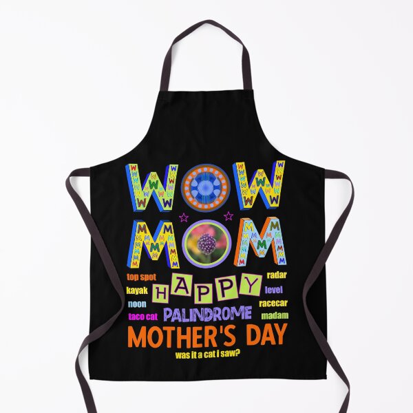 Item preview, Wow Mom Happy Mother's Day Palindromes Noon designed and sold by artfulnotebook.