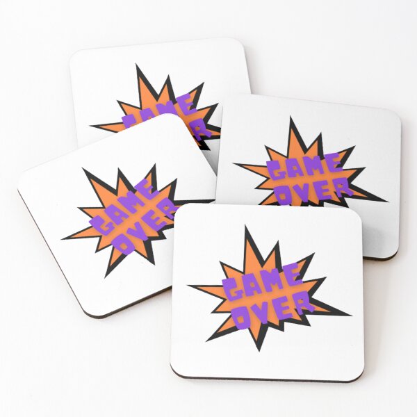 Item preview, Game Over Comic Book Explosion designed and sold by LMoonDesigns.