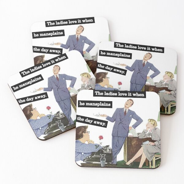 Item preview, Back to the Office - Vintage Style Mansplaining designed and sold by GreenCarbon2112.