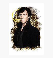 Sherlock - Benedict Cumberbatch Photographic Print