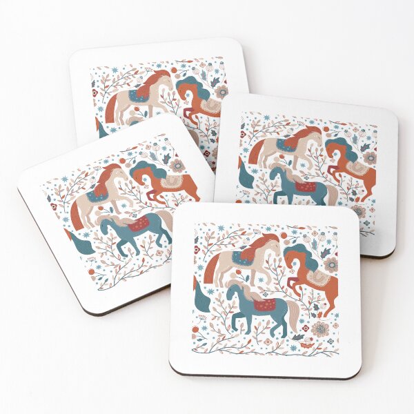 Item preview, peaceful horses designed and sold by ECLECTICimprint.