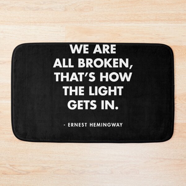 Item preview, Funny Gifts For Ernest Hemingway We Are All Broken Retro Vintage designed and sold by Aminalarkin.