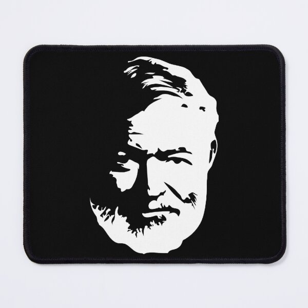 Item preview, Funny Men Ernest Hemingway Minimalist White Gifts For Music Fans designed and sold by Aminalarkin.