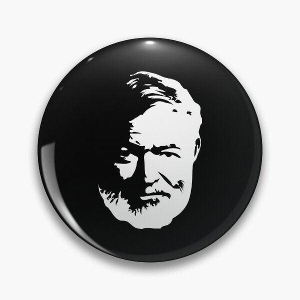 Item preview, Funny Men Ernest Hemingway Minimalist White Gifts For Music Fans designed and sold by Aminalarkin.