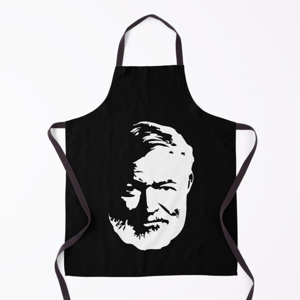 Item preview, Funny Men Ernest Hemingway Minimalist White Gifts For Music Fans designed and sold by Aminalarkin.