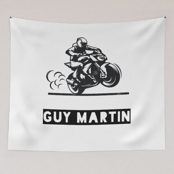 Aperçu de l'œuvre Course de moto de Guy Martin drôle créée et vendue par AmyWilkinsonFly.