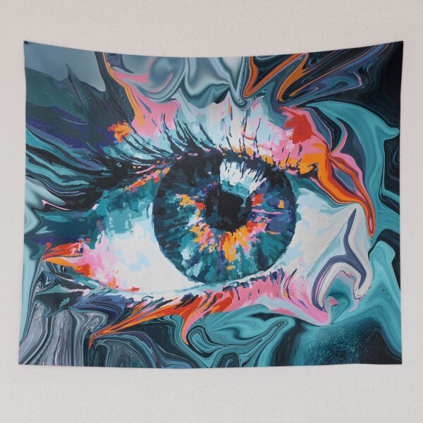 Item preview, Blue Eye Abstract Art designed and sold by Vavilonskaya.