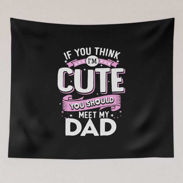 Aperçu de l'œuvre Si vous pensez que je suis mignon, vous devriez voir mon t-shirt papa créée et vendue par evgenijs.