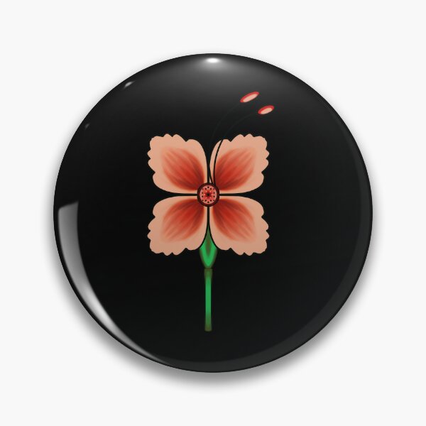Item preview, Orange hibiscus traditional floral artwork  designed and sold by Shailendra  Singh.