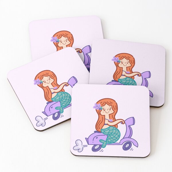 Item preview, Scooter Mermaid designed and sold by fluffymafi.
