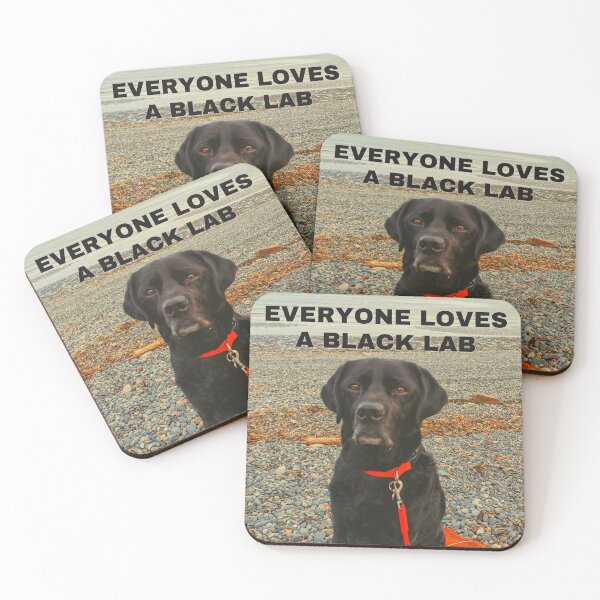 Item preview, Everyone Loves A Black Lab - Black Labrador Dog Design designed and sold by DiscoDavey.