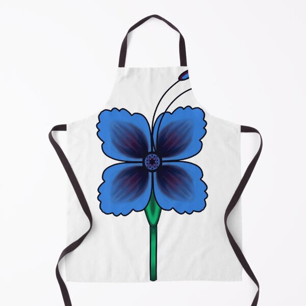 Item preview, Blue hibiscus traditional floral artwork  designed and sold by Shailendra  Singh.