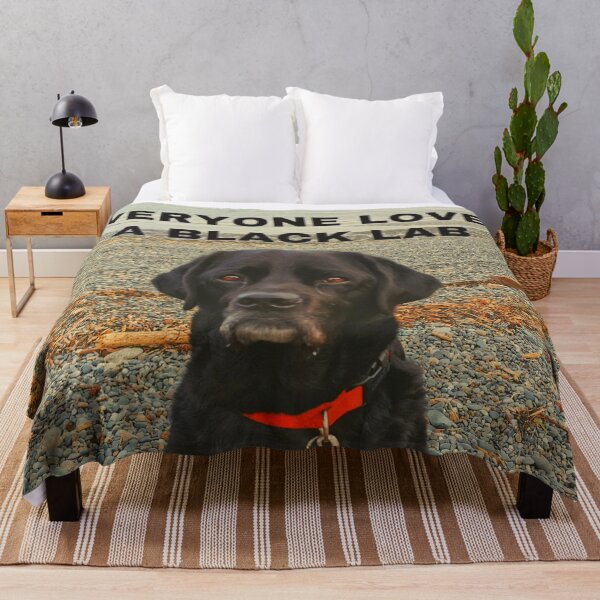 Item preview, Everyone Loves A Black Lab - Black Labrador Dog Design designed and sold by DiscoDavey.