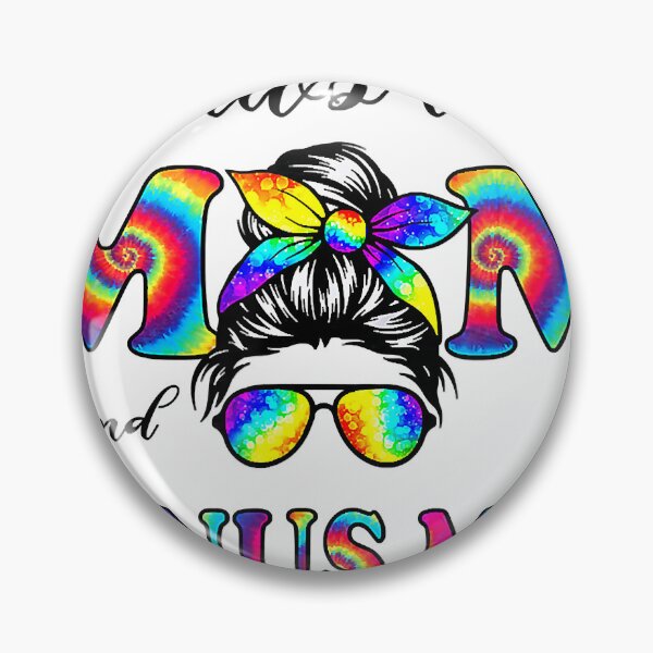 Item preview, God Gifted Me Two Titles Mom And Bonus Mom Tie Dye Mother's Day designed and sold by tranminhthuan19.