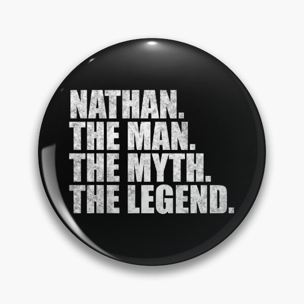 Item preview, Nathan Name Nathan The Man The Myth The legend designed and sold by Teelogic.