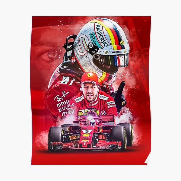 S Vettel Neues Hintergrundbild Poster