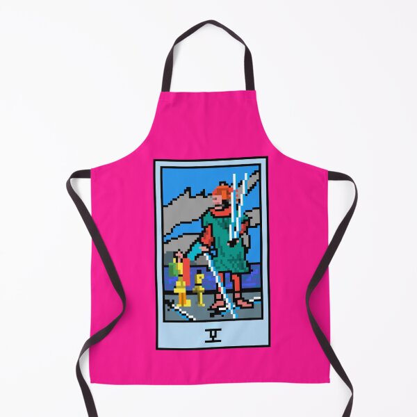 Item preview, Wait, is this pixel art tarot? Pink - Minor Arcana 'Five of Swords' (Design for T-shirt, stickers and other accessories) designed and sold by Pixel Waite.