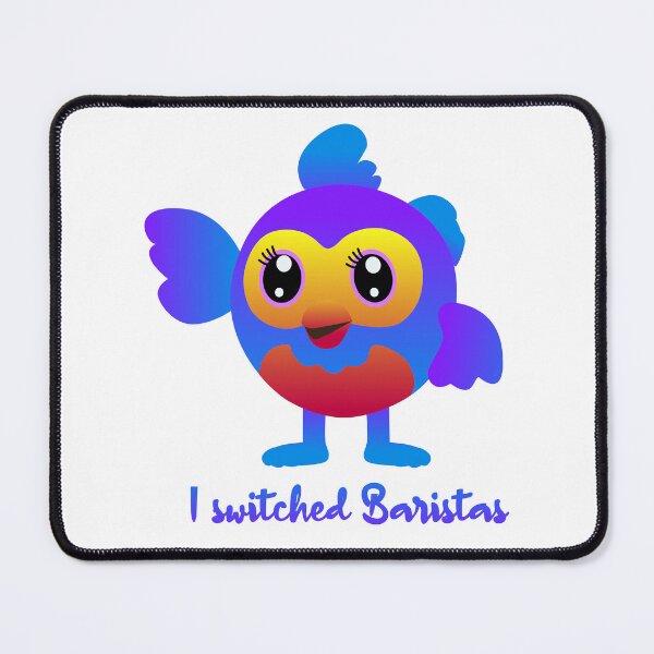Item preview, I Switched Baristas Meme Cool Bird art designed and sold by Raju-Creative.