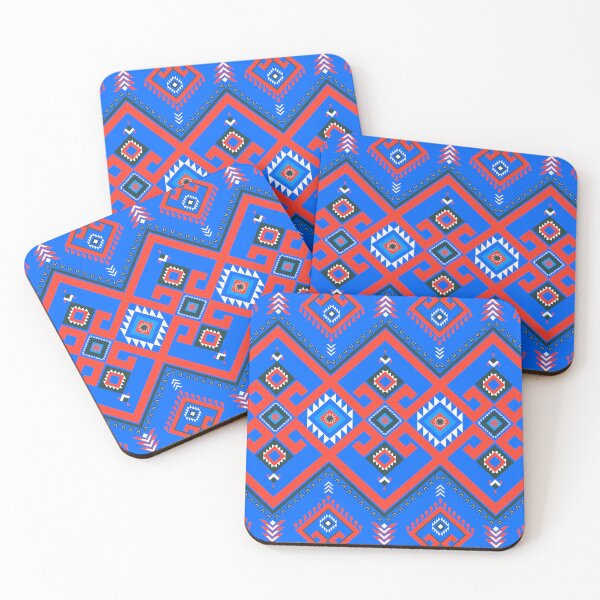 Item preview, Batik Pattern / Ethnic pattern Seamless Blue Red designed and sold by RisaArt22.