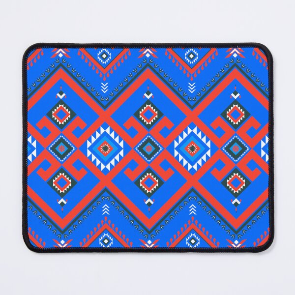 Item preview, Batik Pattern / Ethnic pattern Seamless Blue Red designed and sold by RisaArt22.