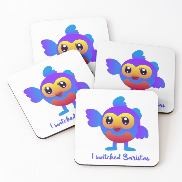 Item preview, I Switched Baristas Meme Cool Bird art designed and sold by Raju-Creative.