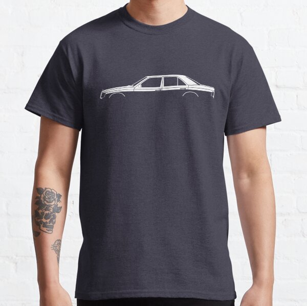 Auto Silhouette - W124 E-Klasse Limousine Classic T-Shirt