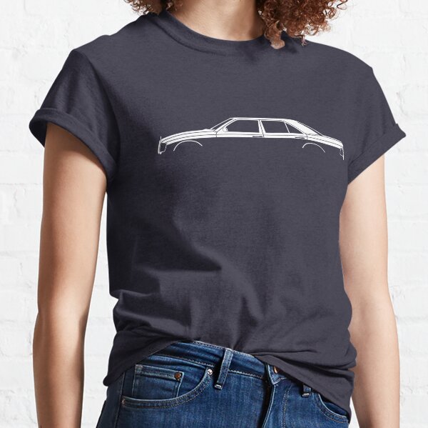 Auto Silhouette - W124 E-Klasse Limousine Classic T-Shirt