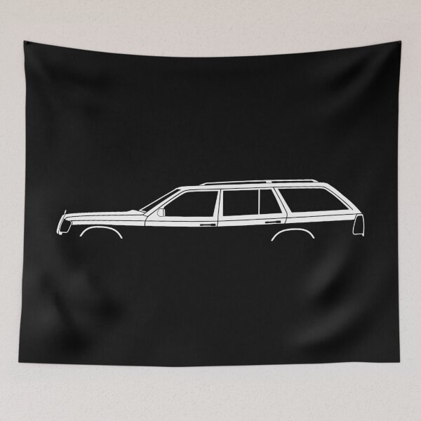Item preview, Car silhouette - W124 station wagon designed and sold by turnerco.